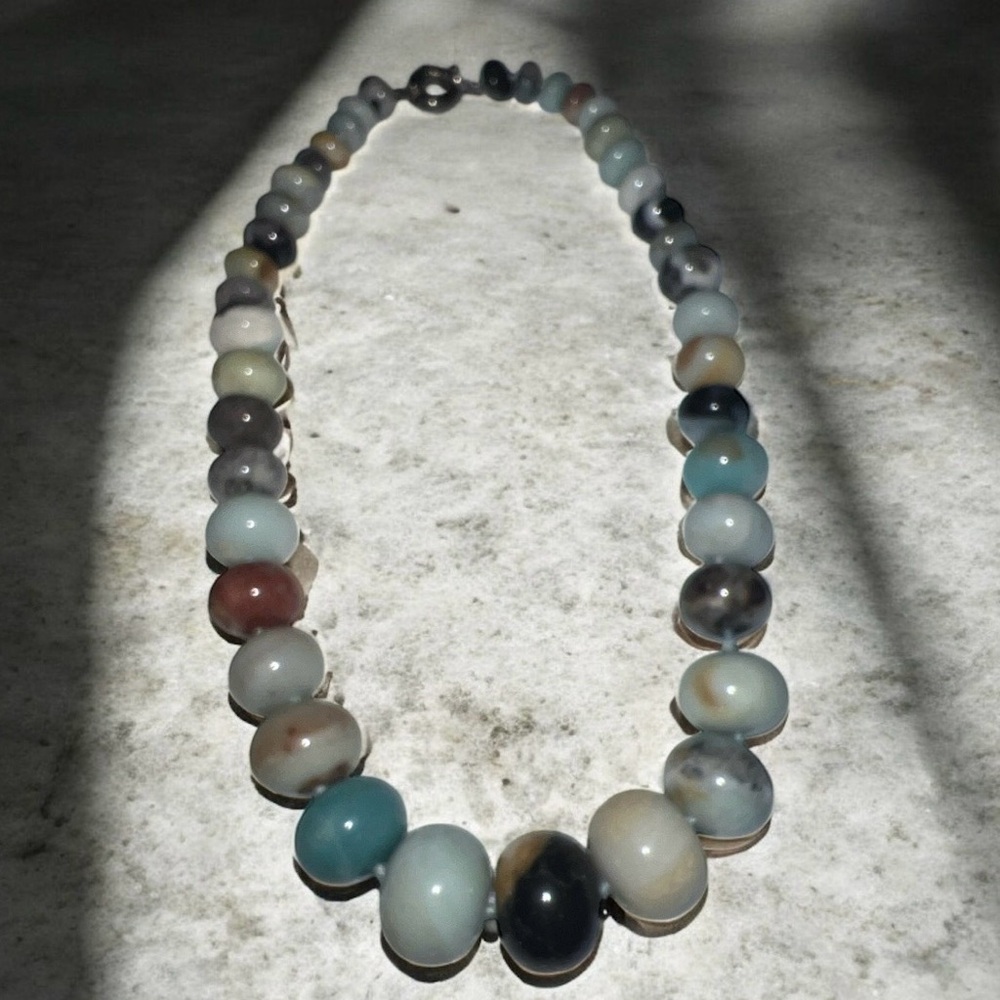 Elegant Amazonite Beaded Necklace
